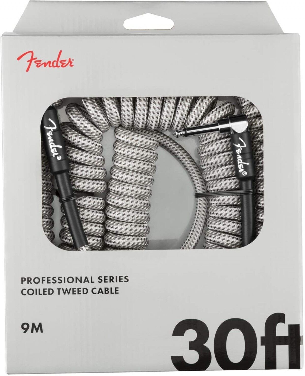 Fender Professional Coil Cable 9M Beyaz Tweed Enstrüman Kablosu